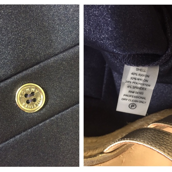 Tommy Hilfiger Navy Scuba Sheath Dress - Picture 8 of 8